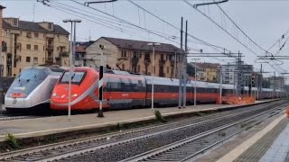 COMPILATION DI TRENI IN STAZIONE A MILANO LAMBRATE [upl. by Kare]