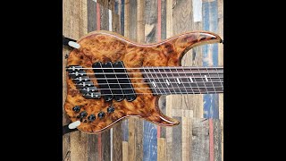 Dingwall Z3 6string with Camphor Burl top over Black Limba  Gorgeous [upl. by Nosecyrb]