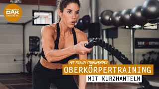 Training für einen starken Oberkörper  fitmitfranzi  DAKGesundheit [upl. by Olathe]