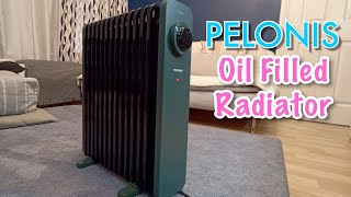 Pelonis Oil Filled Radiator  Space Heater  KC Mum Life [upl. by Suoiradal]