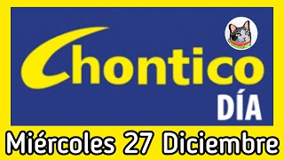 Resultado EL CHONTICO DIA Miercoles 27 de Diciembre de 2023 [upl. by Constancia]