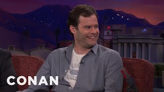 Bill Hader’s quotSNLquot Monologue Came Together At The Last Minute  CONAN on TBS [upl. by Derdlim]