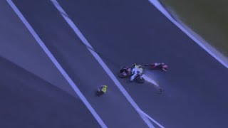 Espectacular la CAÍDA de Viñales y Bezzecchi a mas de 300 KMh en MotoGP [upl. by Ahsar668]