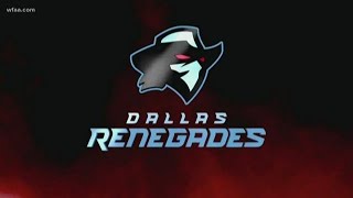 XFL unveils new Dallas Renegades name and logo [upl. by Ylebmik]