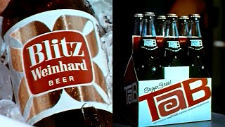 1970s Beverage Commercials  Blitz Olympia Schlitz Beers  Fresca Tab Soda  Folgers Coffee [upl. by Lesli]