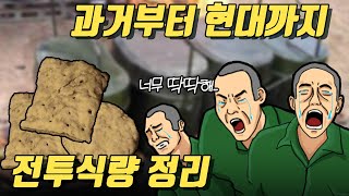 전투식량의 역사 과거의 전투식량은 이랬다 건빵과 통조림의 탄생 [upl. by Hannahoj]