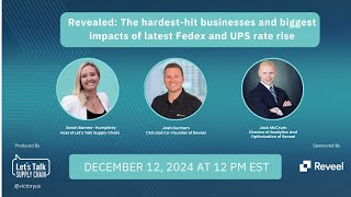 Revealed The hardesthit businesses and biggest impacts of latest Fedex and UPS rate rise [upl. by Jak]