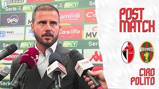 Ciro Polito  Intervista post partita  Bari 11 Ternana  Serie BKT Playout 202324 [upl. by Sivehc]