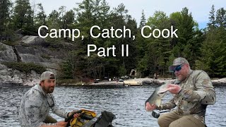 Catch Cook Camp  Voyageurs National Park Part II Walleye Fishing [upl. by Salene]