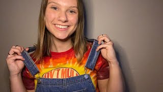 ASMR Jean Fabric Sounds Scratching amp Rubbing 👖 [upl. by Lesab583]