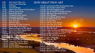 50 Popular Hymns  How Great Thou Art  Gospel Instrumental Music by Lifebreakhtrough [upl. by Yruama]