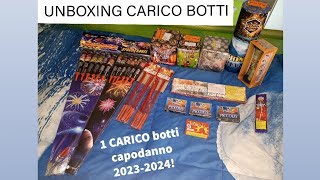 Primo Carico Botti Capodanno 2024 [upl. by Atiugram]