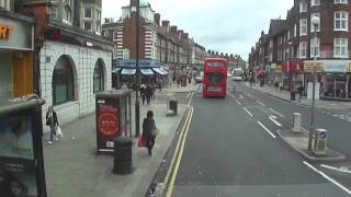 Northern Line Rail Replacement Service bus ride from Finchley Road Station to Hendon Central Station [upl. by Anelhtak881]