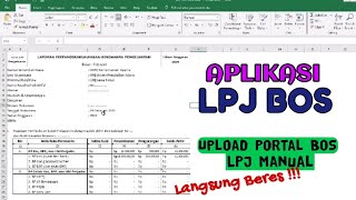 Aplikasi LPJ BOP  BOS untuk upload Portal BOS dan Manual [upl. by Ellie754]