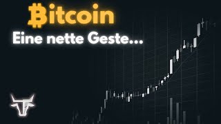 Bitcoin  Eine nette Geste  EW  Analyse  André Tiedje [upl. by Stauder]