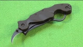 511 Double Duty Karambit Folding Knife Review [upl. by Enaffit428]