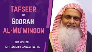 Tafseer of Soorah AlMuminoon 7490 by Shaykh Dr Mohammad Anwar Sahib [upl. by Ekihc]