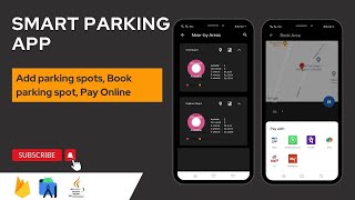 Android Smart Parking App using Firebase 𝗣𝗔𝗜𝗗 𝗔𝗣𝗣  Parking Management app  Final Year Project [upl. by Wei751]