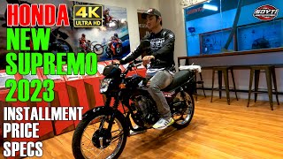 PINAKA BAGONG HONDA TMX SUPREMO 2023 INSTALLMENT PRICE SPECS [upl. by Nibram221]