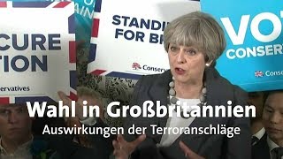 Vor der Wahl in Großbritannien Auswirkungen der Anschläge [upl. by Elvis800]