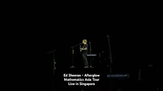 Ed Sheeran  Afterglow The Mathematics Asia Tour LIVE in Singapore 16FEB2024 [upl. by Krauss]