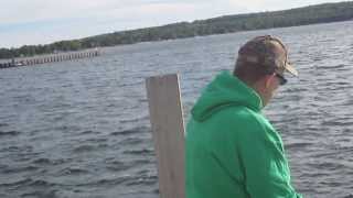 Door County Fishing Anderson Dock Emphraim WI [upl. by Auqenes]