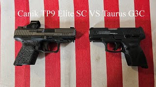 Two Great Budget Guns Taurus G3C VS Canik TP9 Elite SC [upl. by Sprung351]