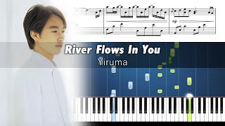 Yiruma  River Flows in You  Piano Tutorial  SHEETS [upl. by Ecyak]