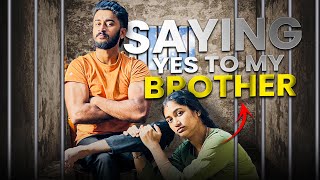 Saying yes to my brother challenge 😂  varunaradya VarunAradya31 [upl. by Ronnoc]