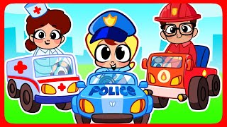 🚒 ¡El equipo de rescate está llegando 🚑 Canciones infantiles y rimas 🚒 [upl. by Aires]