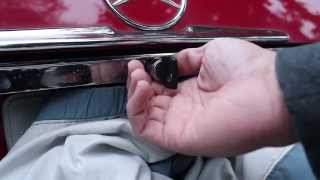 Trunk Lock Jam Fix  Mercedes Benz 1986 560 SL [upl. by Htrahddis]