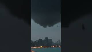 Tornado forming over new york city CAUGHT ON CAMERA [upl. by Ariam]