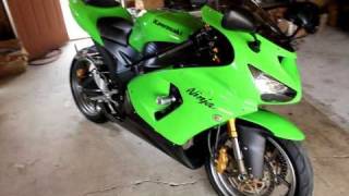 2006 Green Kawasaki Ninja 636 ZX6R zx6r For Sale [upl. by Trebla662]