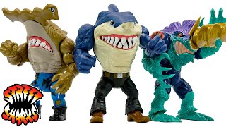 Mattel Street Sharks Ripster Jab amp Slash Review [upl. by Ydwor]