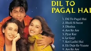 Dil To pagal songs Shahrukh Khan songs [upl. by Nylcaj]