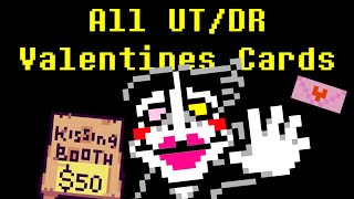 ALL UNDERTALEDELTARUNE NEWSLETTER VALENTINES CARDS [upl. by Ehcsrop]