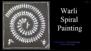 Warli Painting  Spiral [upl. by Dich]