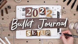 My 2022 Bullet Journal Setup [upl. by Lyrradal]