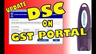 Failed to establish connection to the server Kindly restart the EmSigner  Update DSC in GST Portal [upl. by Frechette824]