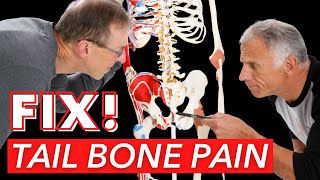 2 Self Treatments For Tail Bone Pain Coccydynia [upl. by Ahseniuq]