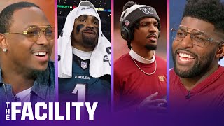 Would you rather have Jalen Hurts or Jayden Daniels in EaglesCommanders showdown  THE FACILITY [upl. by Stickney]