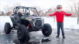 MY NEW POLARIS RZR TURBO S  THIS THING IS INSANE [upl. by Emmanuel755]