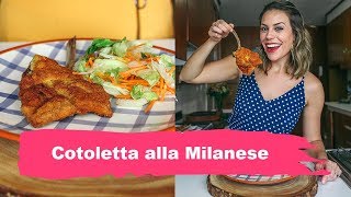 COTOLETTA ALLA MILANESE  RECEITA MILANESA  Go Deb [upl. by Ahsenal]