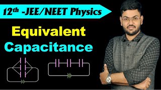 🔥Combination of Capacitors ■ Series amp Parallel Combination of Capacitors jeephysics neetphysics [upl. by Gnolb]