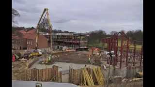 Yarm School Construction Time Lapsemov [upl. by Ynabe]