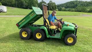 GovDeals John Deere Gator 6X4 with diesel engine [upl. by Llij863]