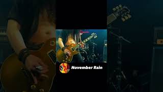 November Rain  Guns N Roses [upl. by Marrissa]