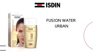 Isdin fusión water urban en 30 segundos ☀️ [upl. by Labina506]