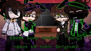 Death Swap Aftons amp Emilys react to their Originals FNAF  GCRV READ DESC ❤️ [upl. by Airrehs]