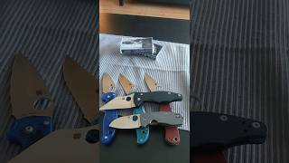 Spyderco the power of two Manix 2 PM2 Stretch 2 Yojimbo 2youtubeshorts shorts starwars [upl. by Ewnihc]